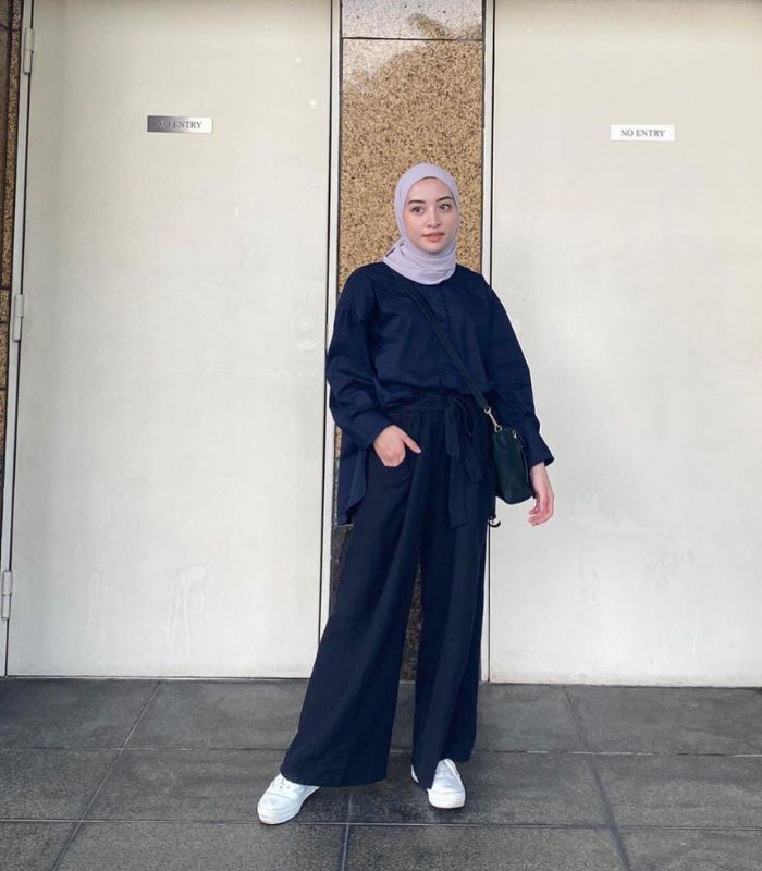 10 Ide Outfit Gaya Hijab Simple Ala Selebgram Ratrisha Anadya Modis